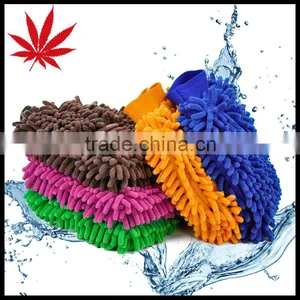 Car Cleaning Cloths Microfiber Chenille Gloves thumbnail-1