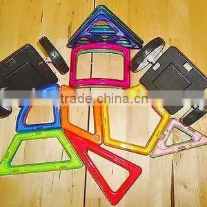 Magkiss Magformers Compatible Variety Set With Wheels Pentagons & More Building Toy thumbnail-1