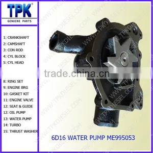 SK300 SK400 Engine Parts 6D22 6D22T Water Pump ME942187 thumbnail-1
