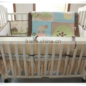Tree and Turtle Baby Boys Bedding Set Crib Bedding Set Tree Pattern Bedding Sets From Professional Manufacturer thumbnail-2