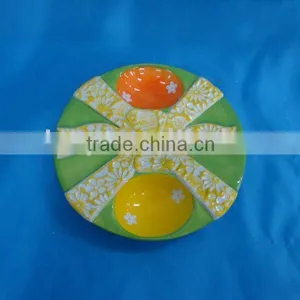 New Ceramic Egg Plate thumbnail-1