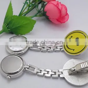 Smile Nurse Watch Nurse Brooch Quartz Watch Strainless Steel Pocket Watches thumbnail-6