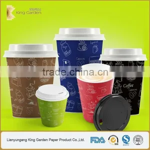 China Eco Friendly Hot Paper Cups With Lids thumbnail-3