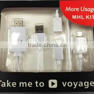 Mini Cable to av Converter Female to Vga Male Cable Micro Usb Mhl Wire thumbnail-2