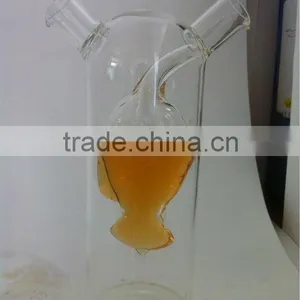 Unique Design and Elegant Shape Glass Oil and Vinegar Bottle thumbnail-1