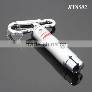 Mini LED Flashlight Torch Lamp Aluminum Carabiner UV Money Detector Electric LED Light Keychain Torch thumbnail-2