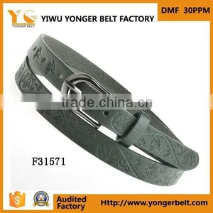 Hot Summer Style Newest Factory Wholesale Colorful Lady Jeans Pant Belt thumbnail-3