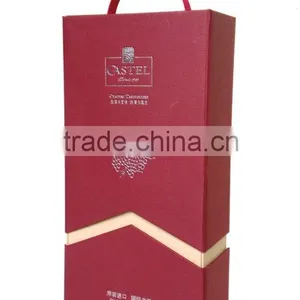 Paper Wine Storage Box With Handle thumbnail-1