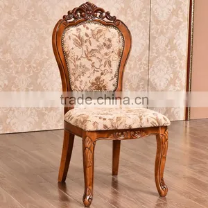 Home General Classic Carved Royal Dining Chairs Dining Room Furniture Sets thumbnail-1