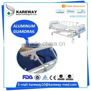 China Supplier Medical Equipments Manual Hospital Abs Three Crank Manual Medical Bed thumbnail-5