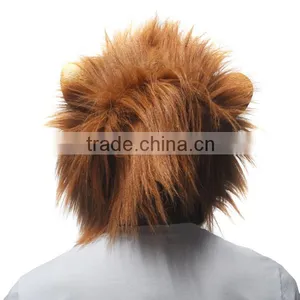 Creepy Angry Lion Latex Rubber Mask Costume Prop Scary Mask Animal Head Party Mask Cosplay Mask thumbnail-4