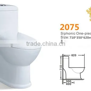 2075 China Bathroom Modular Homes Siphonic wc Water Closet One Piece Toilet thumbnail-2