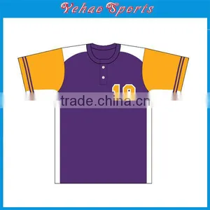 Digital Print Hot Baseball Shirts for Team,sublimation Baseball Shirts thumbnail-3