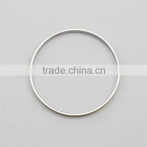 Silver 316L Stainless Steel Classic Bracelet Bangle thumbnail-5