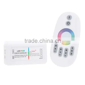 Touch Screen 2.4G 3*4A Wireless Remote Control + RF Controller for RGB Color LED Strip /LED Light Bulb /Downlight DC12-24V thumbnail-1