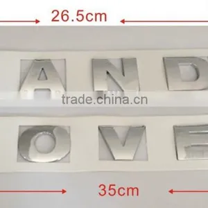 Hot Sale Car Emblem 3D Self-adhesive Black ABS Plastic Car Emblem Custom thumbnail-4