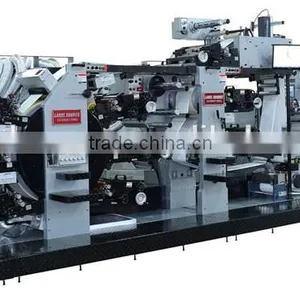 High Quality Intermittent Rotary Four Color Adhesive Label Printing Machine thumbnail-1
