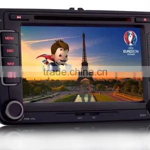 7" Digital Touch Screen Car DVD/GPS Player For VW GOLF 5 6 PASSAT Caddy Jetta SEAT thumbnail-5