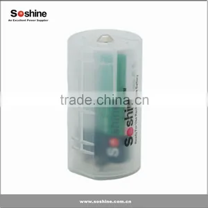 D Size Battery Adaptor(2pcs AA) Battery Holder thumbnail-1