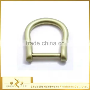 Zinc Alloy Gold Nickel Free Metal d Ring d Shape Ring With Removable Pin thumbnail-1