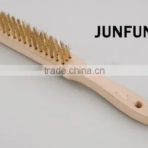Schima Wooden Handle Brush Brass Wire Superba Brush thumbnail-3