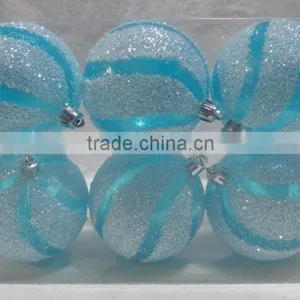 Wholesale Clear Plastic Ball 80MM Christmas Ornament Hand-painted Balls thumbnail-5