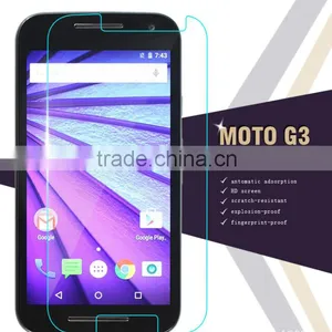 Wholesale Price Tempered Glass Flim Premium Glass Screen Protector For Moto G3 thumbnail-1