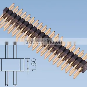 Pitch:1.0mm Double Row Straight Type Pin Header thumbnail-1