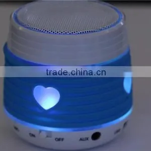 Free Shipping LED Light Wireless Bluetooth Speaker With TF SD Slot USB Disk Port thumbnail-4