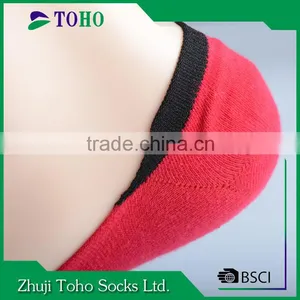 2016 Cotton Wholesale Men Stripes Invisible Boat Socks thumbnail-4