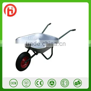 Russia and Europre Selling Hot Galvanized Wheelbarrow WB6204 thumbnail-1