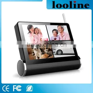 Looline 7 LCD Capacitive Touch Screen Overlay 4Ch HD Wifi CCTV Camera Security Recordable HD Camera System Kit thumbnail-1