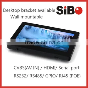 7" Industrial Use Wall Mount Android POE Tablet With GPIO RS232 USB OTG thumbnail-3