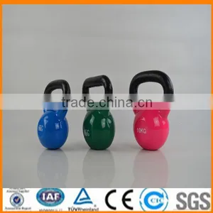 2kg 4kg 6kg 8kg 10kg 12kg 16kg 20kg Vinyl Dipped High Quality Wholesale Kettlebell, Weights thumbnail-1