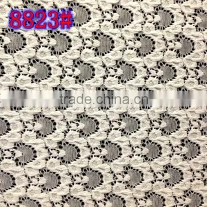 Tianhua 8823 Knitting Type 100% Polyester Lace Fabric for Evening Dress thumbnail-4