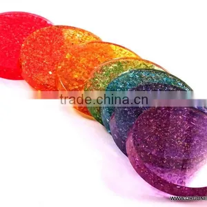 Wholesale Manufacturer of Orgonit Coaster Energy Rainbow Crystal Set | Orgone Agate thumbnail-3