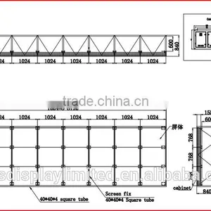 P10 Led Display Curve, Indoor Usage and Video and Picture Display Function Advertising Led Screen thumbnail-6