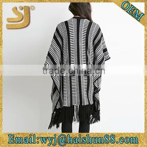 Fashional Poncho Sweater thumbnail-3