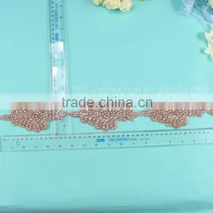 HC4752-1 Hechun Hot Fix Garments Fashion Beaded Lace Trim thumbnail-5