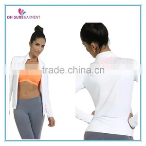 86% Supplex 14% Spandex Womens Dry Fit Active Jackets thumbnail-1