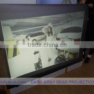 Dark Grey Color Fixed Frame Projector Screen ,holographic Projection Screen for Window Advertisig!! thumbnail-1