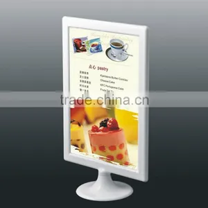 A4/A5/A6 Tabletop Plastic Menu Holder Display Stand for Restanrant thumbnail-1