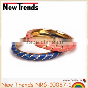 Latest Gold Finger Ring Designs With Colorful Epoxy thumbnail-1