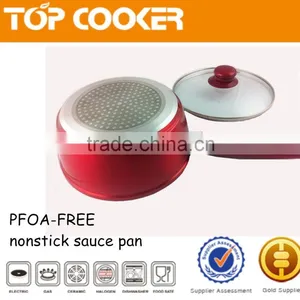 Forged Nonstick Aluminum Ceramic Coating Sauce Pans Cookware thumbnail-1