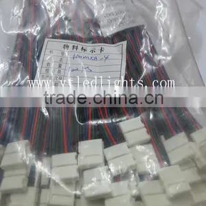 Plastic Snap Connector for Smd5050 RGB Led Strip 10mm With Line at One End to Connect 2PCS RGB Color 5050smd Led Strips Together thumbnail-1