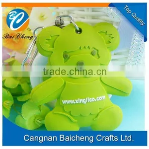 Promotional Soft Rubber Key Chain With 3D Oval Shape Supplies Best Price and Quality in Custom Logo and Brand thumbnail-4