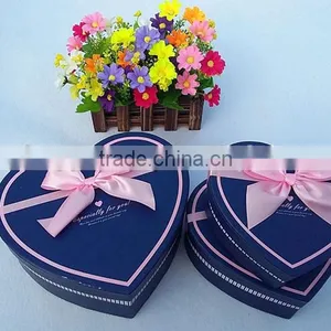 Design Lovely Art Paper Empty Heart Shape Widding Box Gift Box With Good Price thumbnail-3