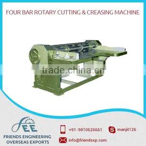 Top Selling Four Bar Rotary Cutting & Creasing Machine Available at Market Rate thumbnail-1