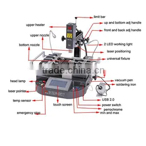 HD Touch Screen/ Laser Positioning/DH-A1L/ Bga Chip Rework Station Equipment for Personal Use thumbnail-3