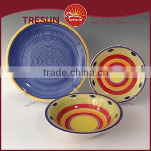 Colorful/beautifual Round Shape High Quality Handpainted 18pcs Dinnerset/dinner Ware/tableware thumbnail-6